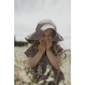 Jamie Kay Wildflower Blooming Floral Floppy Sun Hat 4T